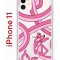 Чехол-накладка iPhone 11 Kruche Print Розовая Пантера