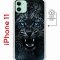 Чехол-накладка iPhone 11 Kruche Magnet Print Дикий леопард