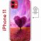 Чехол-накладка iPhone 11 Kruche Magnet Print Pink heart