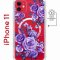 Чехол-накладка Apple iPhone 11 (598890) Kruche PRINT Roses