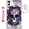 Чехол-накладка iPhone 11 Kruche Magnet Print Sugar Skull