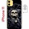 Чехол-накладка iPhone 11 Kruche Magnet Print Skull Hands