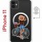 Чехол-накладка Apple iPhone 11 (598890) Kruche PRINT Велосипедная прогулка