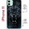 Чехол-накладка iPhone 11 Kruche Magrope Print Дикий леопард