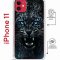 Чехол-накладка iPhone 11 Kruche Magrope Print Дикий леопард