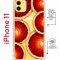 Чехол-накладка iPhone 11 Kruche Magrope Print Orange