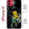 Чехол-накладка iPhone 11 Kruche Magrope Print Барт Симпсон