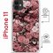 Чехол-накладка iPhone 11 Kruche Magrope Print цветы