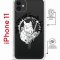 Чехол-накладка iPhone 11 Kruche Magrope Print J-Cat