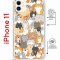 Чехол-накладка iPhone 11 Kruche Magrope Print Котики