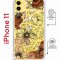 Чехол-накладка iPhone 11 Kruche Magrope Print Ягоды и Цветы