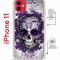 Чехол-накладка Apple iPhone 11 (598920) Kruche PRINT Sugar Skull