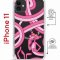 Чехол-накладка Apple iPhone 11 (598920) Kruche PRINT Розовая Пантера