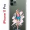 Чехол-накладка iPhone 11 Pro Kruche Print Fashion Girl