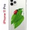 Чехол-накладка iPhone 11 Pro Kruche Print Ladybug