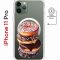 Чехол-накладка iPhone 11 Pro Kruche Magnet Print Donuts