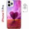 Чехол-накладка iPhone 11 Pro Kruche Magnet Print Pink heart