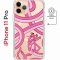 Чехол-накладка Apple iPhone 11 Pro (598891) Kruche PRINT Розовая Пантера