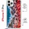 Чехол-накладка iPhone 11 Pro Kruche Magrope Print Морской берег