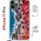 Чехол-накладка iPhone 11 Pro Kruche Magrope Print Морской берег