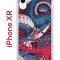 Чехол-накладка iPhone XR Kruche Print Японская змея