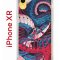Чехол-накладка iPhone XR Kruche Print Японская змея