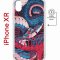 Чехол-накладка iPhone XR Kruche Magnet Print Японская змея