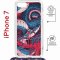 Чехол-накладка Apple iPhone 7 (598922) Kruche PRINT Японская змея