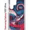 Чехол-накладка Samsung Galaxy S22 Ultra Kruche Print Японская змея