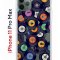 Чехол-накладка iPhone 11 Pro Max Kruche Print Виниловые пластинки