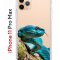 Чехол-накладка iPhone 11 Pro Max Kruche Print Змея