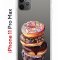 Чехол-накладка iPhone 11 Pro Max Kruche Print Donuts