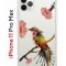 Чехол-накладка iPhone 11 Pro Max Kruche Print Колибри