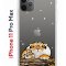 Чехол-накладка iPhone 11 Pro Max Kruche Print тигр первый снег