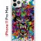 Чехол-накладка Apple iPhone 11 Pro Max (580662) Kruche PRINT Colored beast