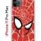 Чехол-накладка iPhone 11 Pro Max Kruche Print Человек-Паук красный