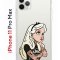 Чехол-накладка iPhone 11 Pro Max Kruche Print Tattoo Girl 