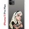 Чехол-накладка iPhone 11 Pro Max Kruche Print Tattoo Girl 