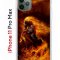 Чехол-накладка iPhone 11 Pro Max Kruche Print Конь огонь