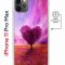 Чехол-накладка Apple iPhone 11 Pro Max (598895) Kruche PRINT Pink heart