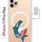Чехол-накладка Apple iPhone 11 Pro Max (598895) Kruche PRINT Акула