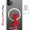 Чехол-накладка Apple iPhone 11 Pro Max (598895) Kruche PRINT Девочка с зонтом