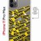 Чехол-накладка iPhone 11 Pro Max Kruche Magnet Print Warning