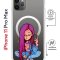 Чехол-накладка Apple iPhone 11 Pro Max (598921) Kruche PRINT Pink Hair