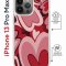 Чехол-накладка Apple iPhone 13 Pro Max (610628) Kruche PRINT Сердечки