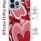 Чехол-накладка Apple iPhone 13 Pro Max (610628) Kruche PRINT Сердечки