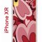 Чехол-накладка iPhone XR Kruche Print Сердечки