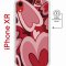 Чехол-накладка iPhone XR Kruche Magnet Print Сердечки