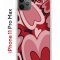 Чехол-накладка iPhone 11 Pro Max Kruche Print Сердечки