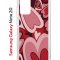 Чехол-накладка Samsung Galaxy Note 20 (588938) Kruche PRINT Сердечки